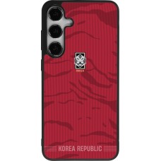 Samsung Galaxy S25+ Case Hülle - Silikon schwarz Südkorea 2026 personalisierbares Fussballtrikot