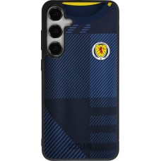 Coque Samsung Galaxy S25+ - Silicone rigide noir Maillot de football Ecosse personnalisable