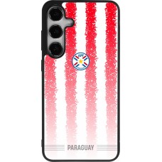 Samsung Galaxy S25+ Case Hülle - Silikon schwarz Paraguay 2026 personalisierbares Fussballtrikot