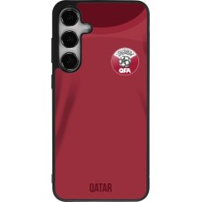 Samsung Galaxy S25+ Case Hülle - Silikon schwarz Katar 2022 personalisierbares Fussballtrikot