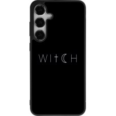 Coque Samsung Galaxy S25+ - Silicone rigide noir Halloween 22 witch word