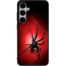 Coque Samsung Galaxy S25+ - Silicone rigide noir Halloween 2023 spider black widow