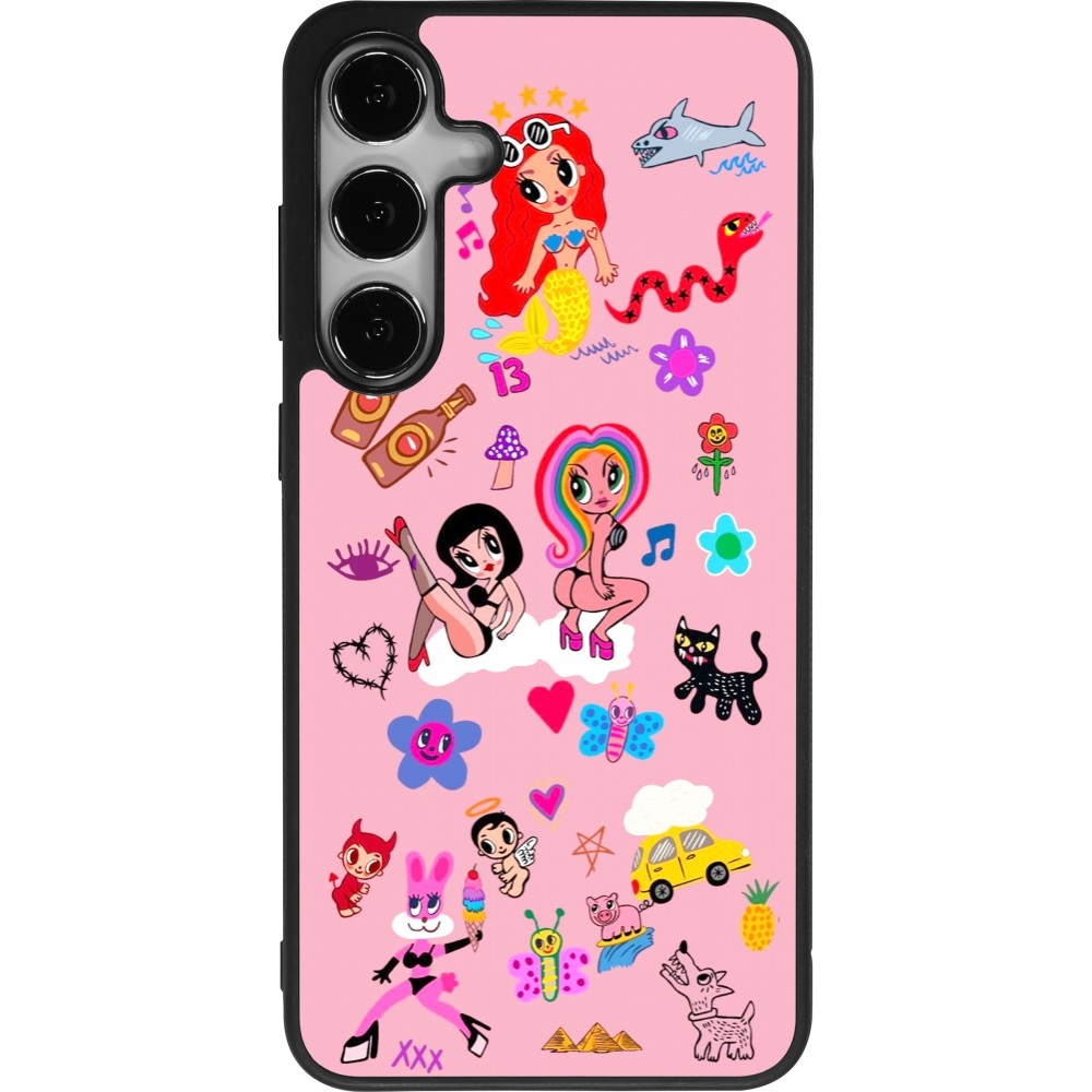 Coque Samsung Galaxy S25+ - Silicone rigide noir Karol G La Bichota Manana Sera Bonito
