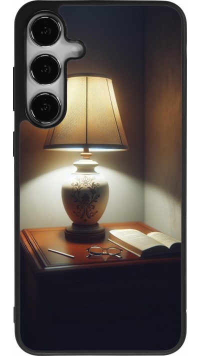 Samsung Galaxy S25+ Case Hülle - Silikon schwarz Mitternachtsleuchten