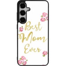 Samsung Galaxy S25+ Case Hülle - Silikon schwarz Mom 2024 best Mom ever