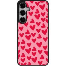 Samsung Galaxy S25+ Case Hülle - Silikon schwarz Mom 2024 kleine Herzen