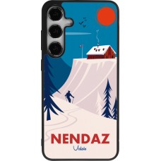 Samsung Galaxy S25+ Case Hülle - Silikon schwarz Nendaz Cabane Ski