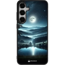 Coque Samsung Galaxy S25+ - Silicone rigide noir Night Sky View