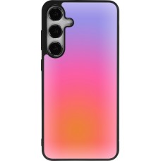 Samsung Galaxy S25+ Case Hülle - Silikon schwarz Orange Pink Blue Gradient