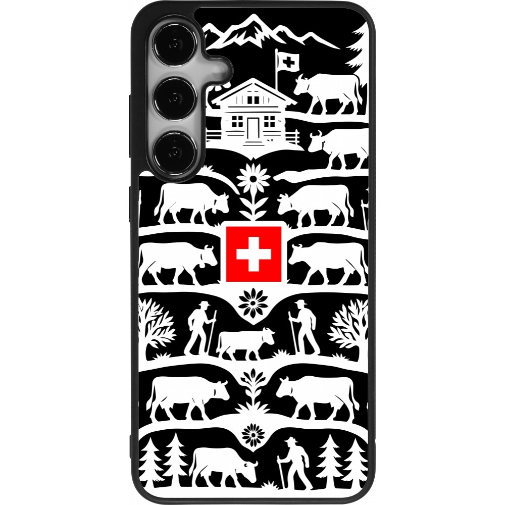 Samsung Galaxy S25+ Case Hülle - Silikon schwarz Poya Schweiz 3 schwarz