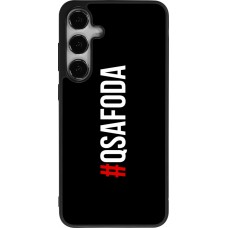 Coque Samsung Galaxy S25+ - Silicone rigide noir Qsafoda 1