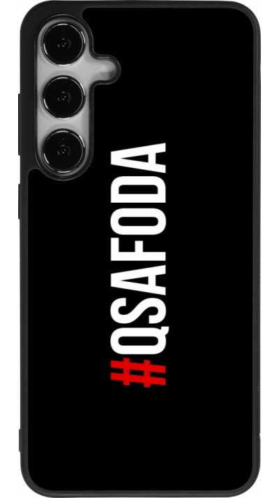Samsung Galaxy S25+ Case Hülle - Silikon schwarz Qsafoda 1