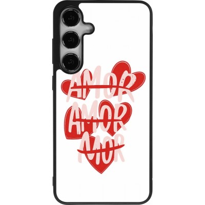 Coque Samsung Galaxy S25+ - Silicone rigide noir Saint Valentines Day 26 Amor