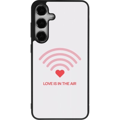 Samsung Galaxy S25+ Case Hülle - Silikon schwarz Saint Valentines Day 26 Love is in the air