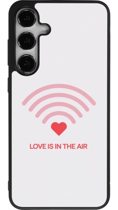 Coque Samsung Galaxy S25+ - Silicone rigide noir Saint Valentines Day 26 Love is in the air