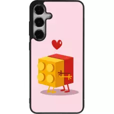 Samsung Galaxy S25+ Case Hülle - Silikon schwarz Saint Valentines Day 26 Puzzle