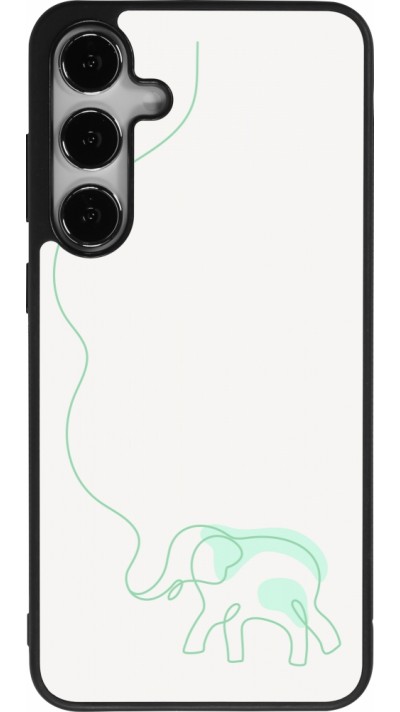 Samsung Galaxy S25+ Case Hülle - Silikon schwarz Spring 23 baby elephant