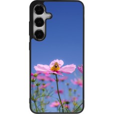 Coque Samsung Galaxy S25+ - Silicone rigide noir Bee on a flower Spring 2026