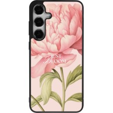 Coque Samsung Galaxy S25+ - Silicone rigide noir Just Bloom Spring 2026