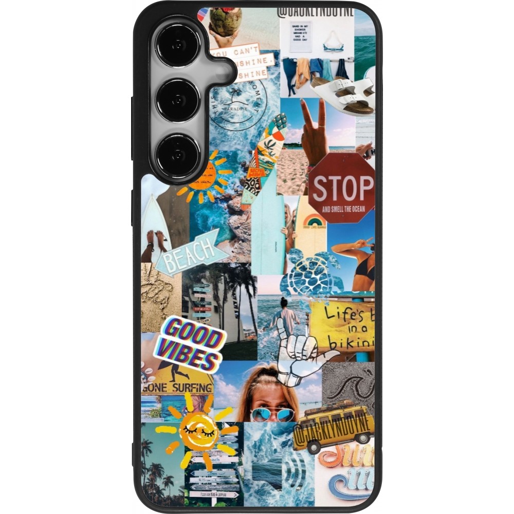 Samsung Galaxy S25+ Case Hülle - Silikon schwarz Summer 2021 15