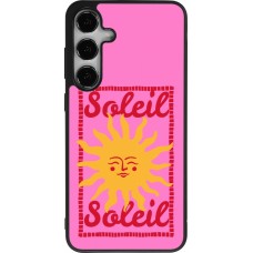 Coque Samsung Galaxy S25+ - Silicone rigide noir Sun sun 2026