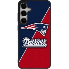 Coque Samsung Galaxy S25+ - Silicone rigide noir Super Bowl 26 Patriots 1