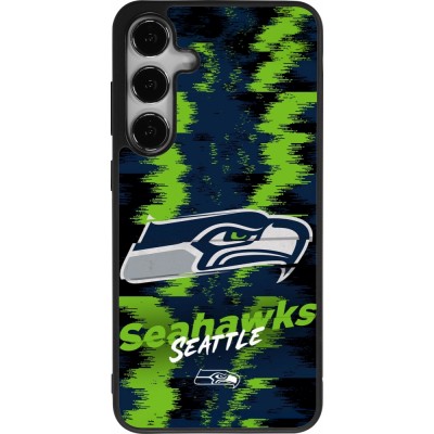 Coque Samsung Galaxy S25+ - Silicone rigide noir Super Bowl 26 Seattle 2