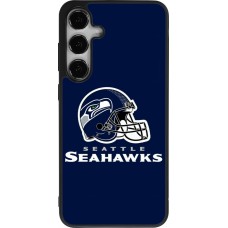 Coque Samsung Galaxy S25+ - Silicone rigide noir Super Bowl 26 Seattle 3