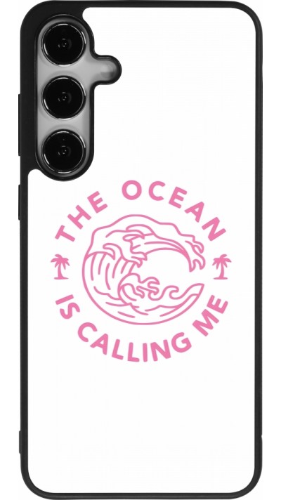Samsung Galaxy S25+ Case Hülle - Silikon schwarz The Ocean is calling me