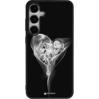 Samsung Galaxy S25+ Case Hülle - Silikon schwarz Valentine 2022 Black Smoke