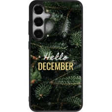 Samsung Galaxy S25+ Case Hülle - Silikon schwarz Winter 25 Winter hello december
