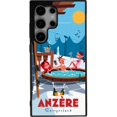 Samsung Galaxy S25 Ultra Case Hülle - Silikon schwarz Anzère Mountain Jacuzzi