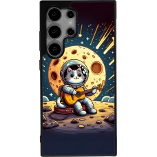 Samsung Galaxy S25 Ultra Case Hülle - Silikon schwarz AstroKatze RockMond