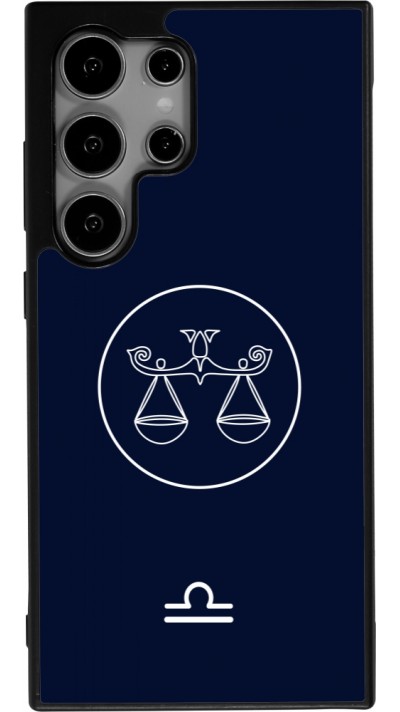 Coque Samsung Galaxy S25 Ultra - Silicone rigide noir Astrologie Balance