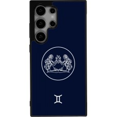 Samsung Galaxy S25 Ultra Case Hülle - Silikon schwarz Astrologie Zwillinge