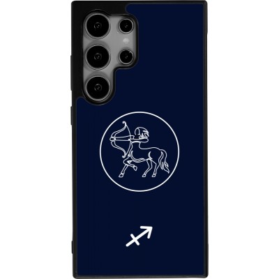 Samsung Galaxy S25 Ultra Case Hülle - Silikon schwarz Astrologie Schütze