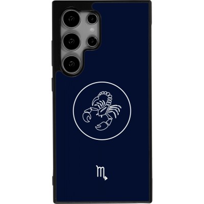 Samsung Galaxy S25 Ultra Case Hülle - Silikon schwarz Astrologie Skorpion