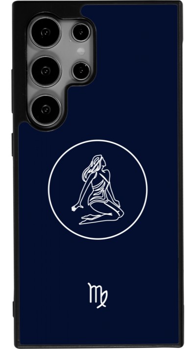Coque Samsung Galaxy S25 Ultra - Silicone rigide noir Astrologie Vierge