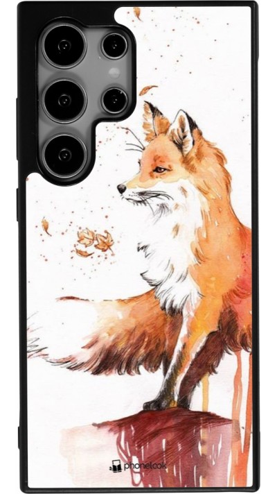 Samsung Galaxy S25 Ultra Case Hülle - Silikon schwarz Autumn 21 Fox