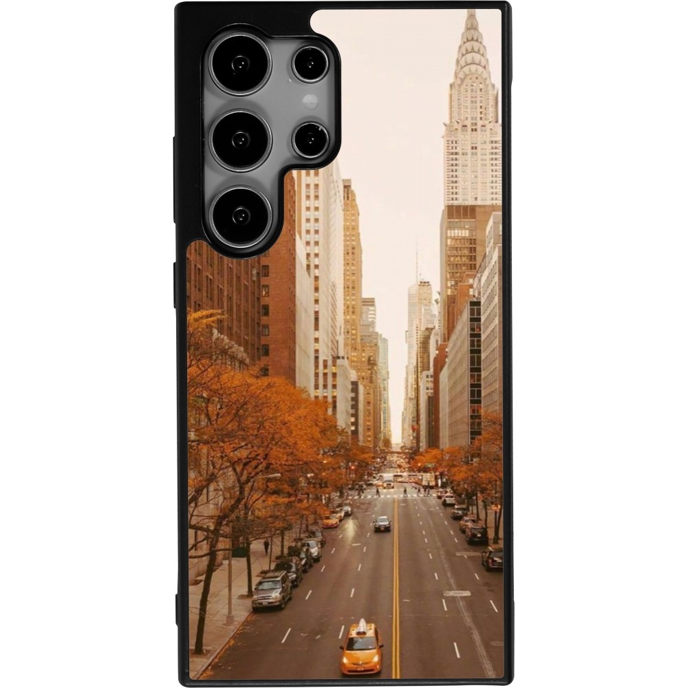 Coque Samsung Galaxy S25 Ultra - Silicone rigide noir Autumn 2024 New York city
