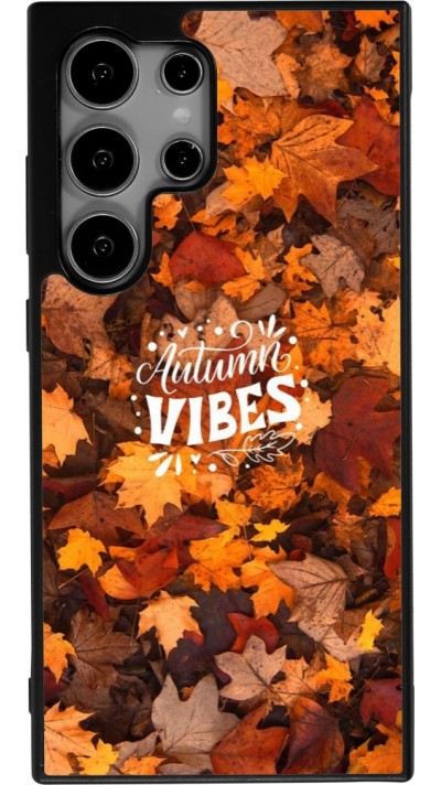 Coque Samsung Galaxy S25 Ultra - Silicone rigide noir Autumn 25 Autumn vibes