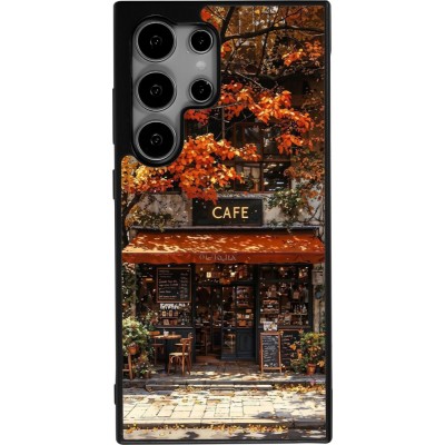 Coque Samsung Galaxy S25 Ultra - Silicone rigide noir Autumn 25 Coffee shop