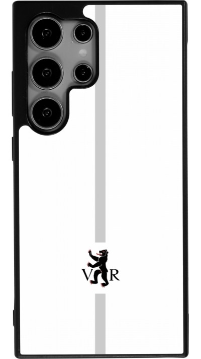 Samsung Galaxy S25 Ultra Case Hülle - Silikon schwarz Kanton AR weiss
