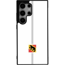 Samsung Galaxy S25 Ultra Case Hülle - Silikon schwarz Kanton BE weiss