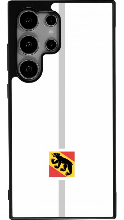 Samsung Galaxy S25 Ultra Case Hülle - Silikon schwarz Kanton BE weiss