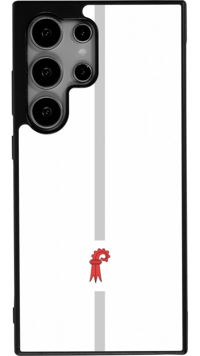 Samsung Galaxy S25 Ultra Case Hülle - Silikon schwarz Kanton BL weiss
