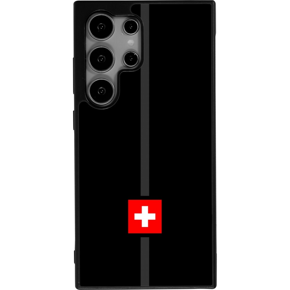 Samsung Galaxy S25 Ultra Case Hülle - Silikon schwarz Kanton CH schwarz
