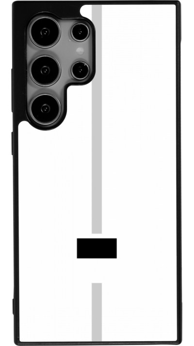 Samsung Galaxy S25 Ultra Case Hülle - Silikon schwarz Kanton FR weiss