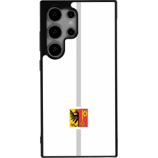 Samsung Galaxy S25 Ultra Case Hülle - Silikon schwarz Kanton GE weiss
