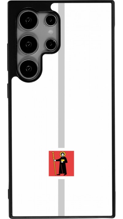 Samsung Galaxy S25 Ultra Case Hülle - Silikon schwarz Kanton GL weiss